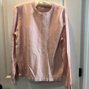 Gap pink linen sweater